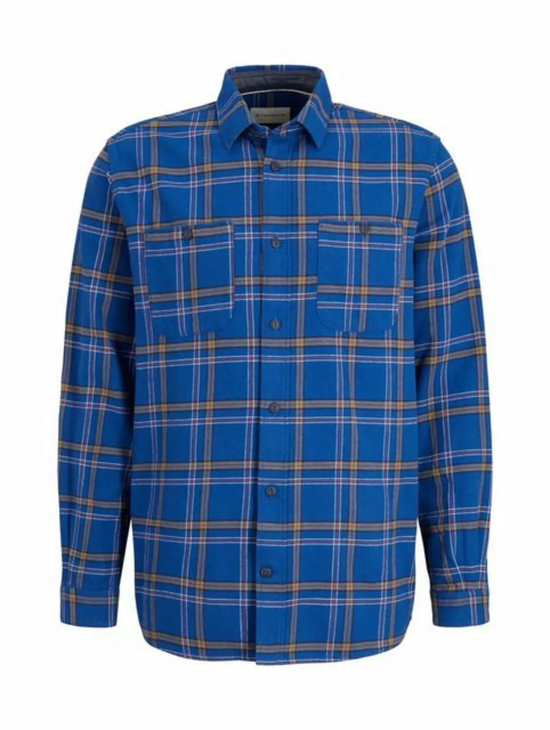 TOM TAILOR Langarmhemd marineblau (1-tlg) günstig online kaufen