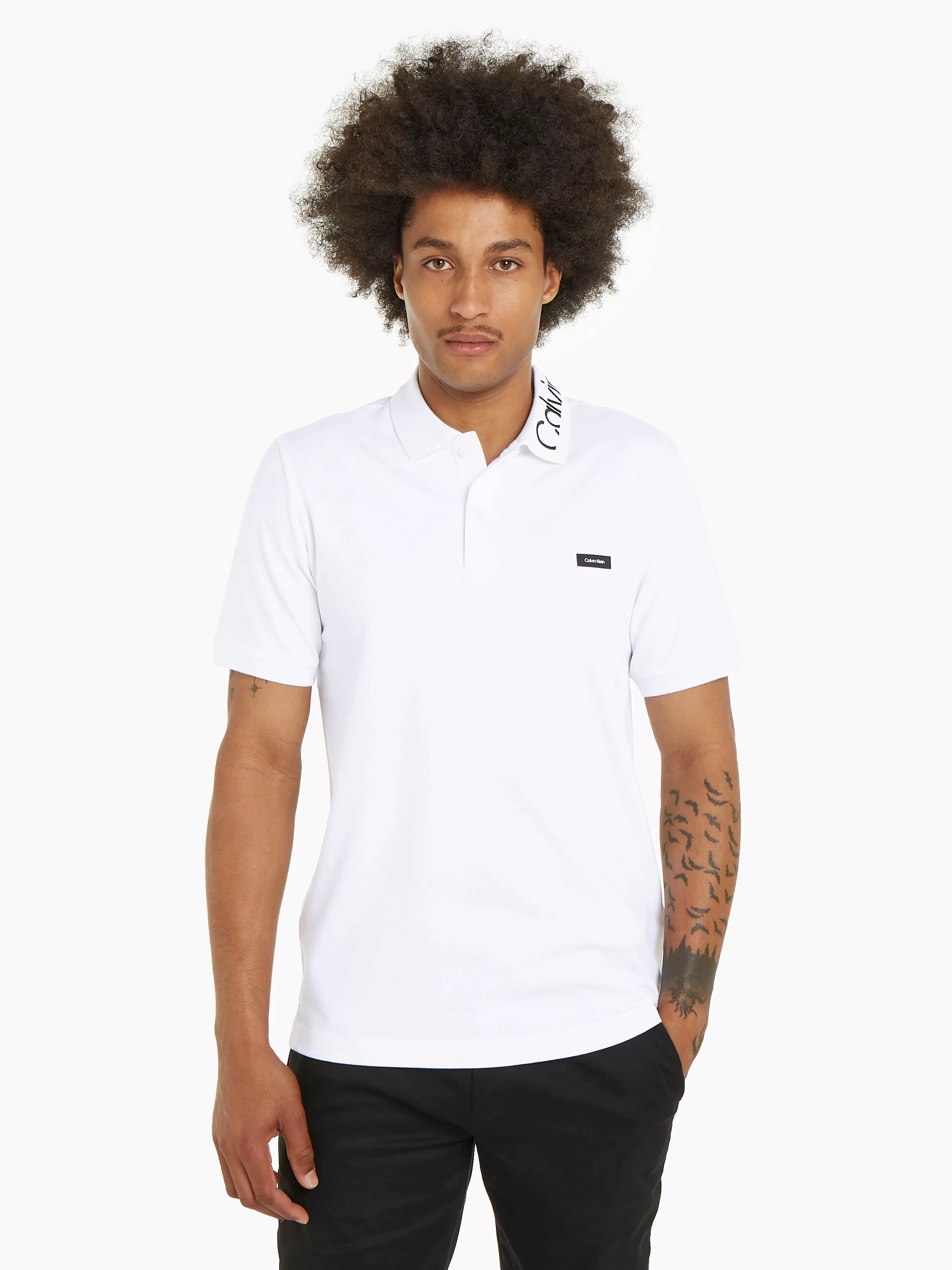 Calvin Klein Poloshirt STRETCH PIQUE EMBROID LOGO POLO günstig online kaufen