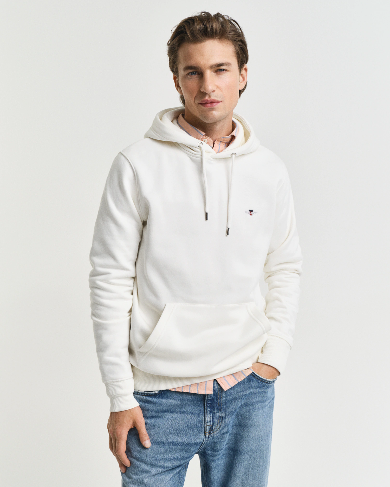 Gant Hoodie "REG SHIELD HOODIE", mit Logostickerei auf der Brust günstig online kaufen