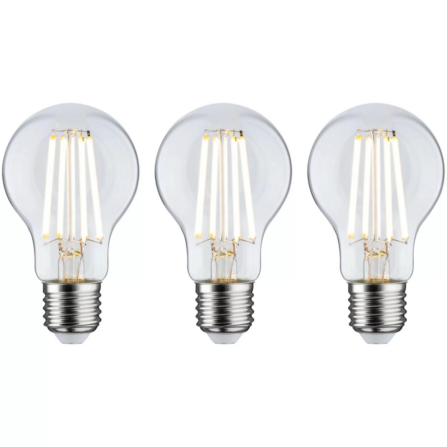 Paulmann "Eco-Line Filament 230V LED Birne E27 3er-Set 3x840lm 3x4W 3000K K günstig online kaufen