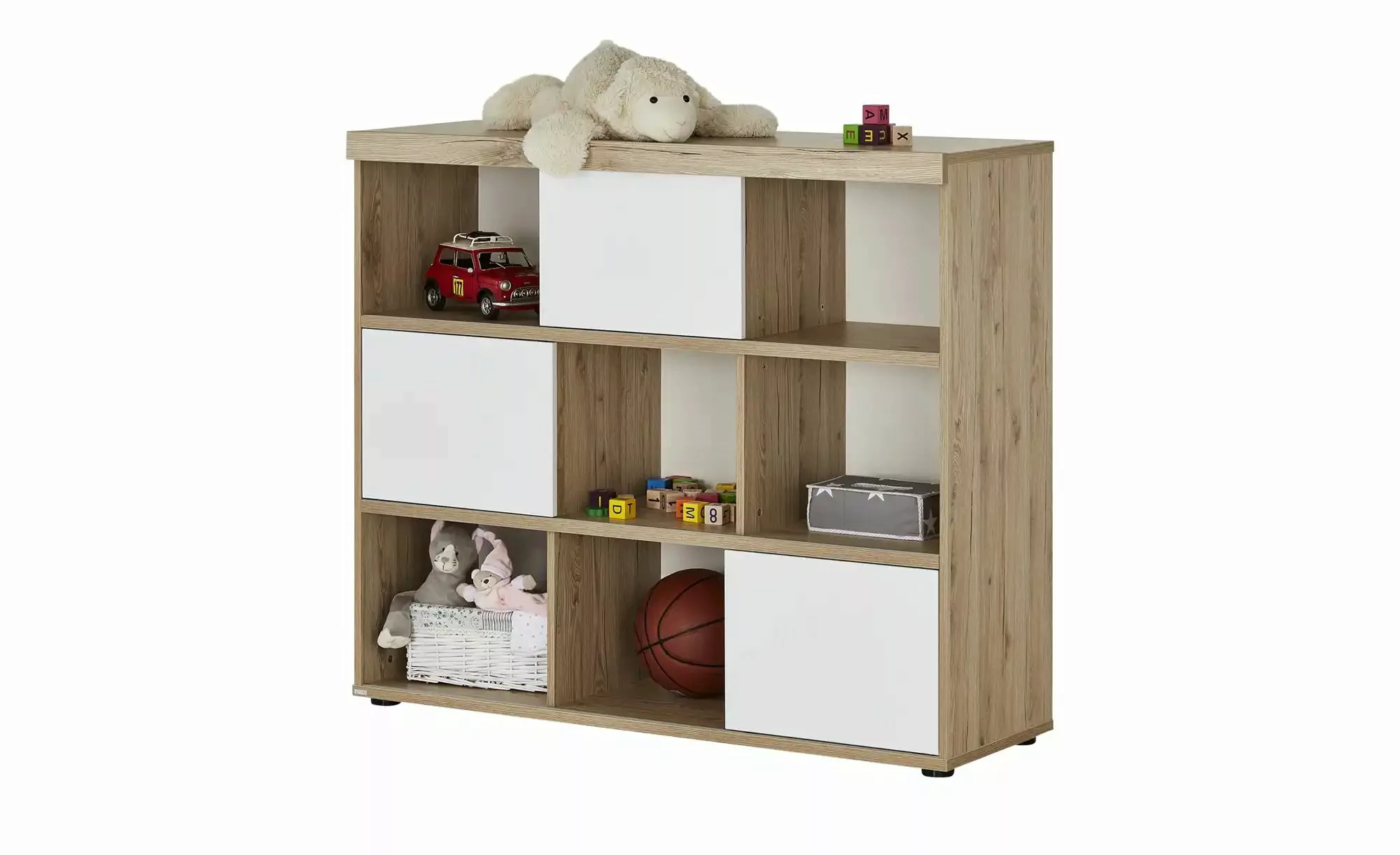PAIDI Standregal  Fionn ¦ weiß ¦ Maße (cm): B: 126,9 H: 109,7 T: 42.6 Regal günstig online kaufen