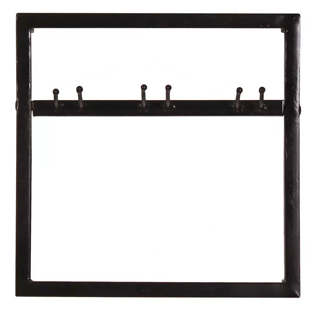 Wand Regal Set in Schwarz Gläserhalterung (zweiteilig) günstig online kaufen