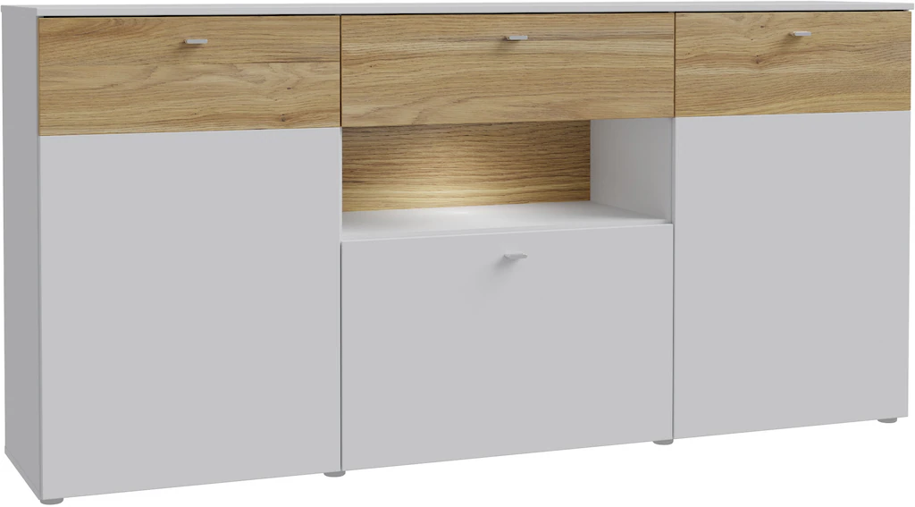 FORTE TV-Board "Como", Sideboard, LED Beleuchtung, Soft Close, Stauraum günstig online kaufen