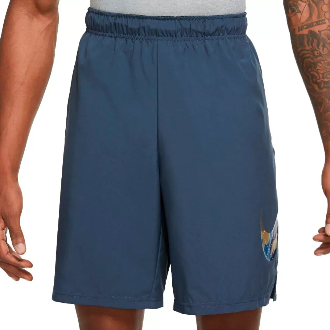 Nike Dri Fit Woven Camo Shorts Hosen XL Thunder Blue günstig online kaufen