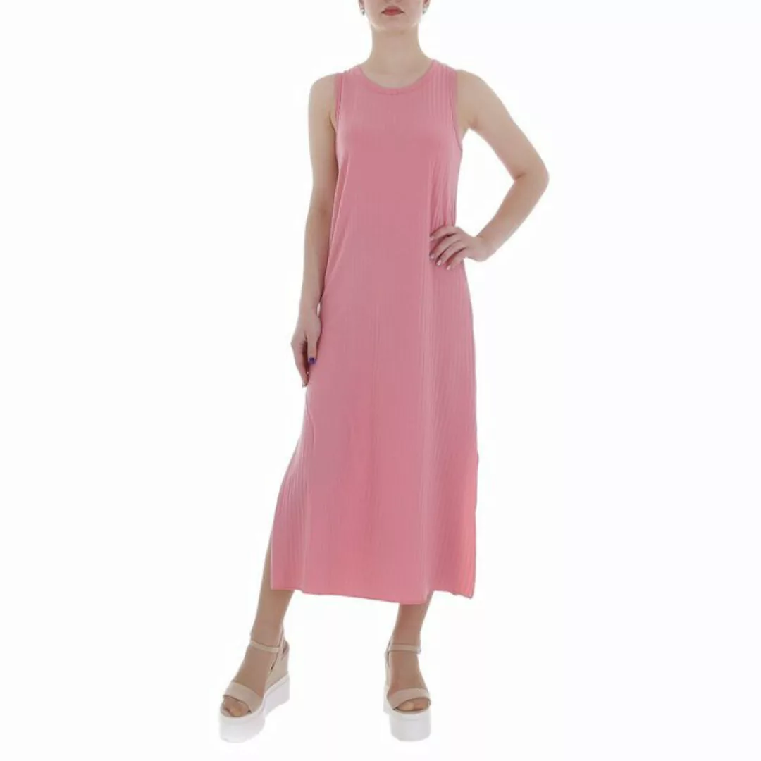 Ital-Design Sommerkleid Damen Freizeit (86164347) Stretch Rippstrickoptik M günstig online kaufen