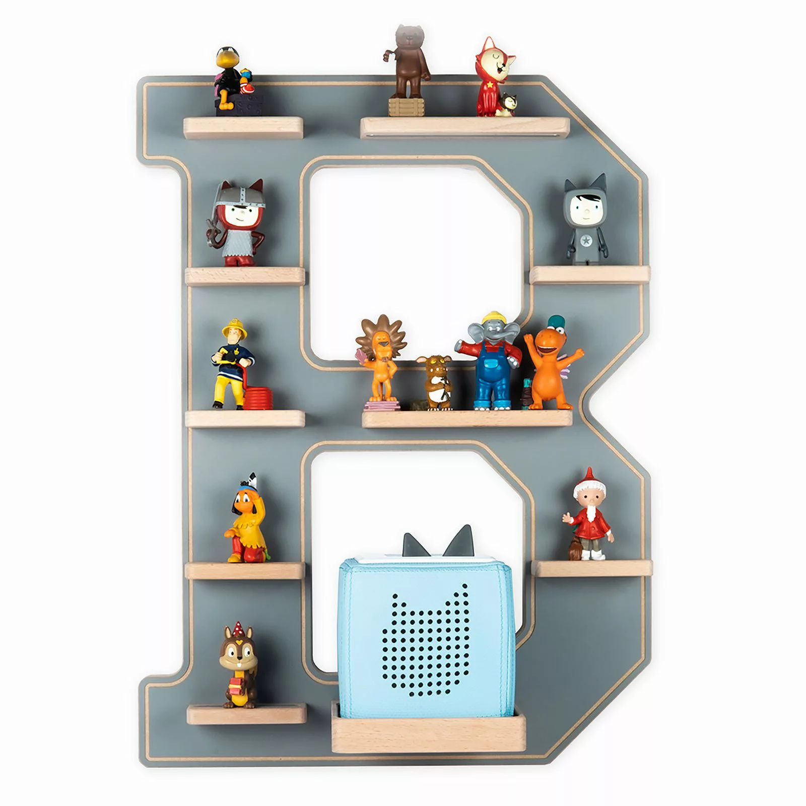 Boarti Wandregal Holz Regal Buchstabe B günstig online kaufen
