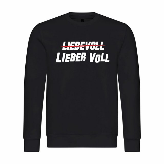 deinshirt Rundhalspullover Herren Sweatshirt Lieber Voll Mit Print Motiv, G günstig online kaufen