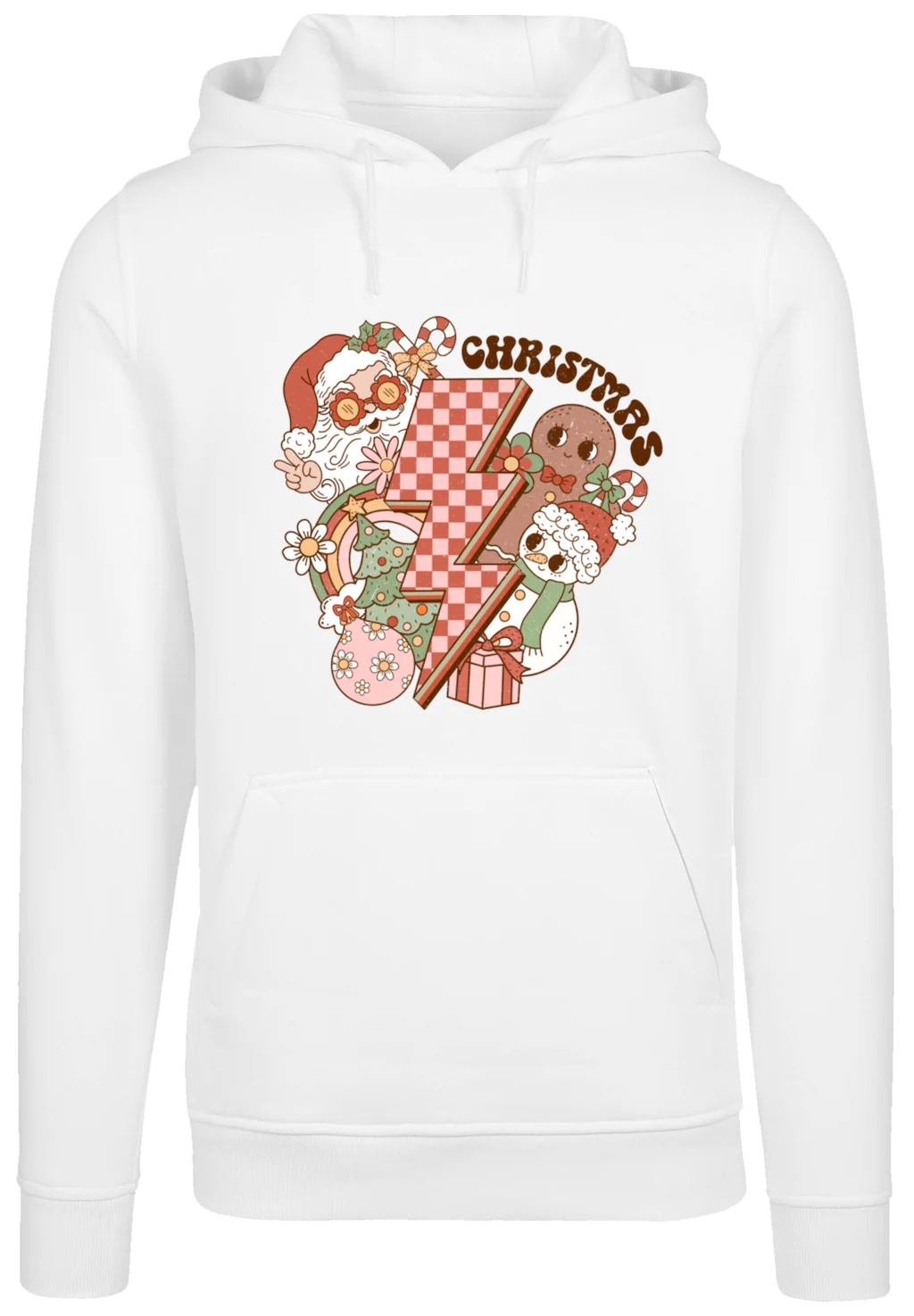 F4NT4STIC Kapuzenpullover "Groovy Christmas Flash Cozy Vibes", Premium Qual günstig online kaufen