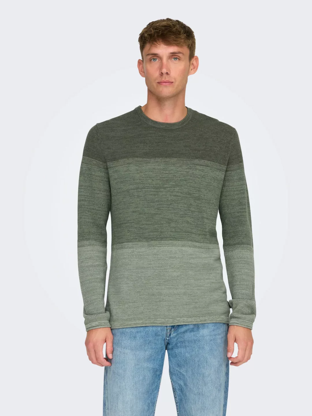 ONLY & SONS Strickpullover "ONSFELIX REG 12 CREW KNIT NOOS" günstig online kaufen