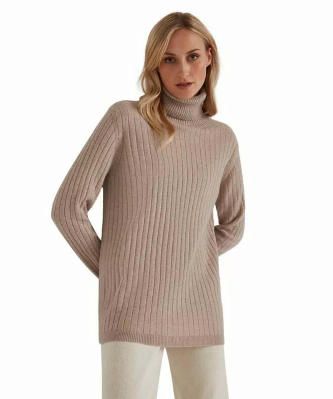 FALKE Strickpullover aus Merinowolle und weichem Kaschmir günstig online kaufen