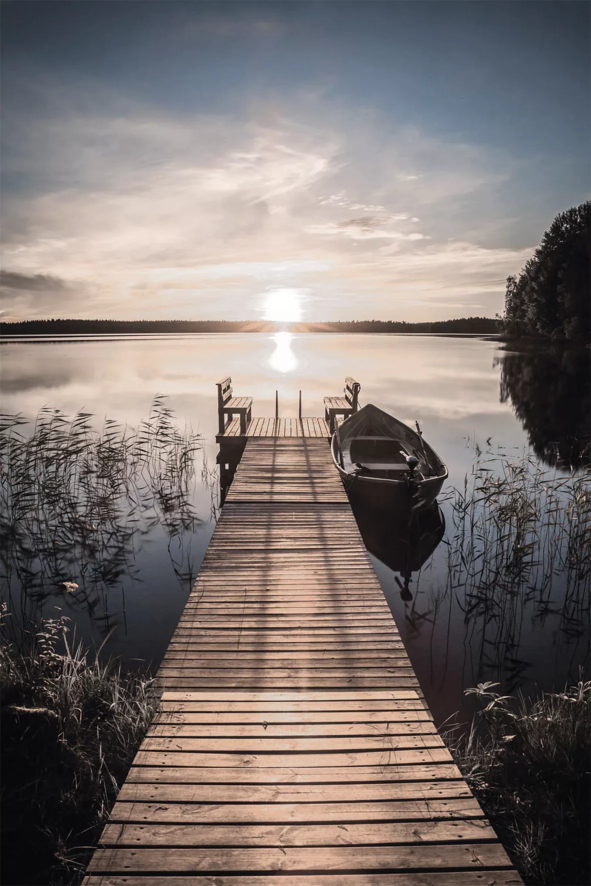 Bönninghoff Leinwandbild "Pier, Sonnenaufgang", (1 St.) günstig online kaufen