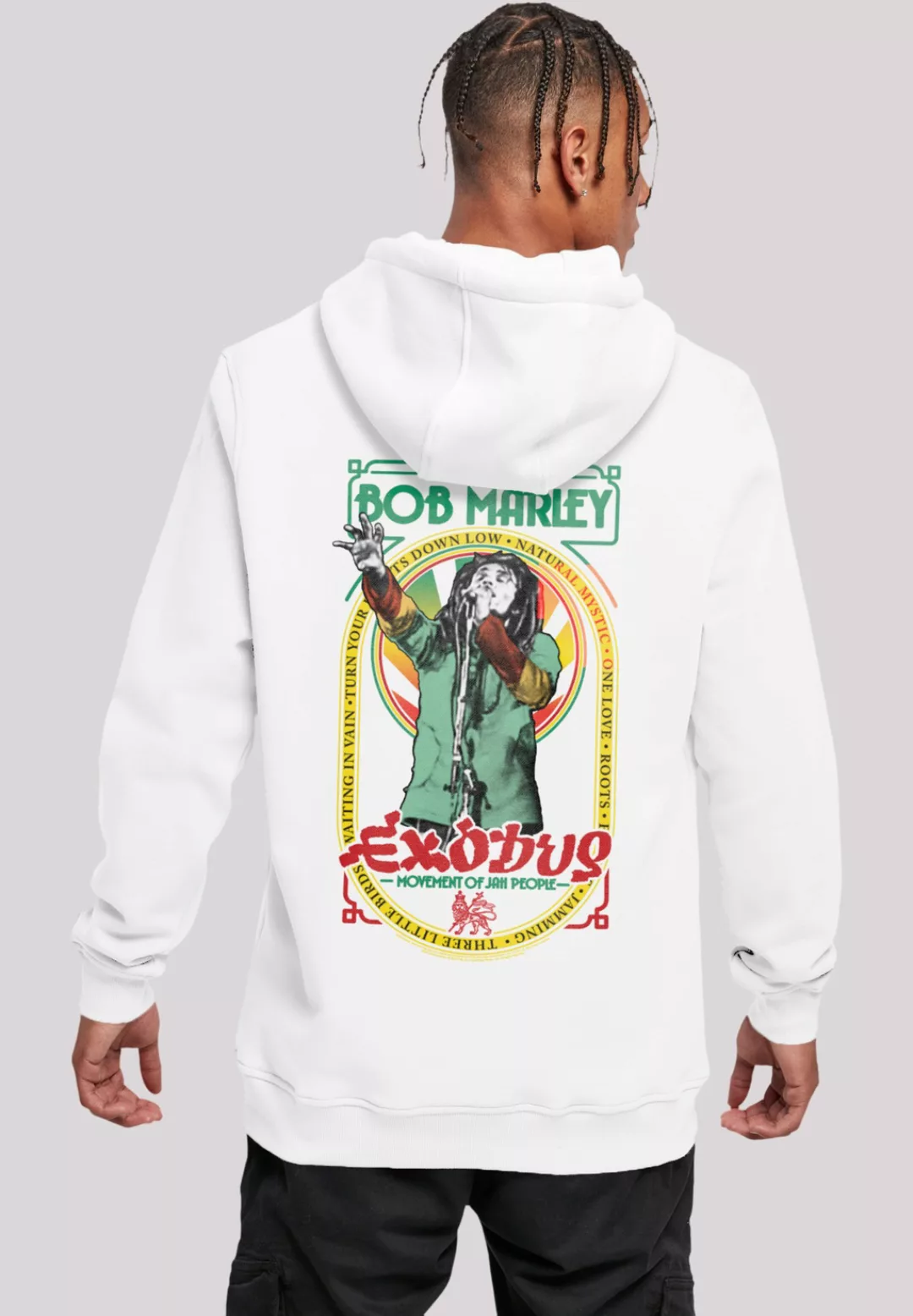 F4NT4STIC Kapuzenpullover "Bob Marley Reggae Music Exodus Singing", Premium günstig online kaufen