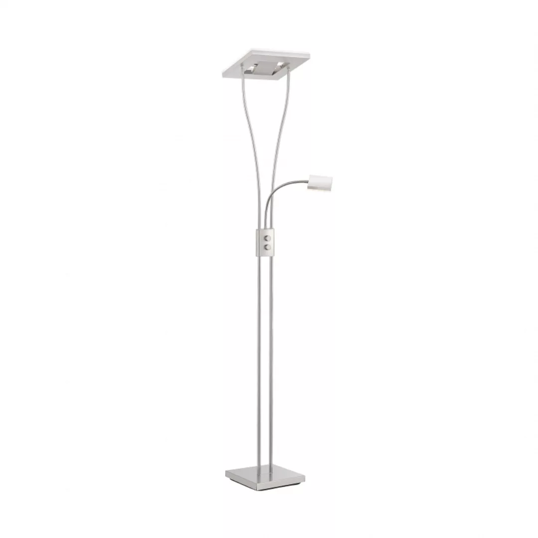 Paul Neuhaus LED-Deckenfluter mit Farbwechsel - silber - 63,8 cm - 190 cm - günstig online kaufen