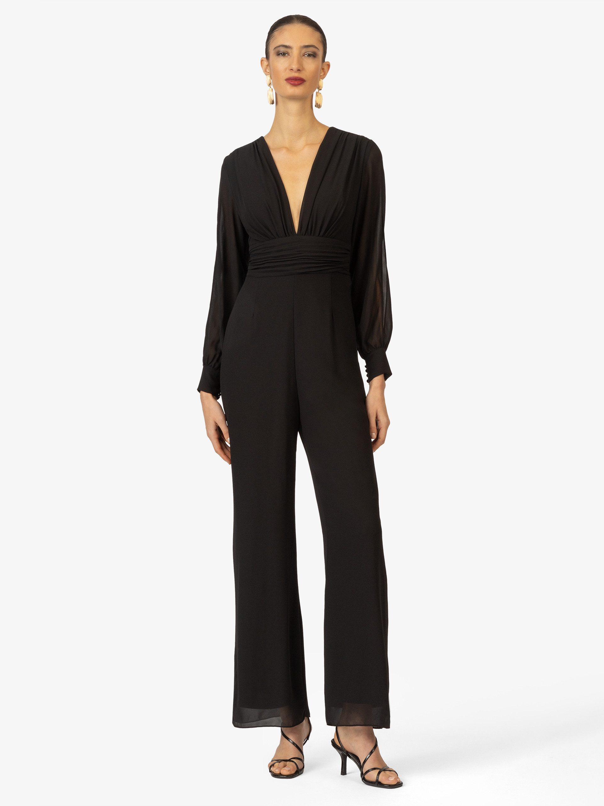 Kraimod Jumpsuit mit V-Ausschintt günstig online kaufen