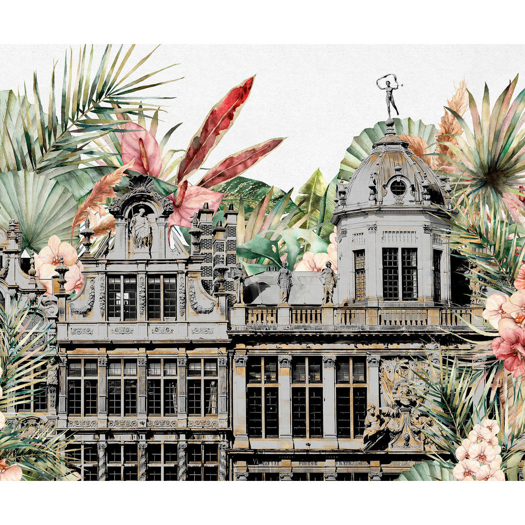 Komar Fototapete »Digitaldruck Vlies - Tropical Palace - Größe 300 x 250 cm günstig online kaufen