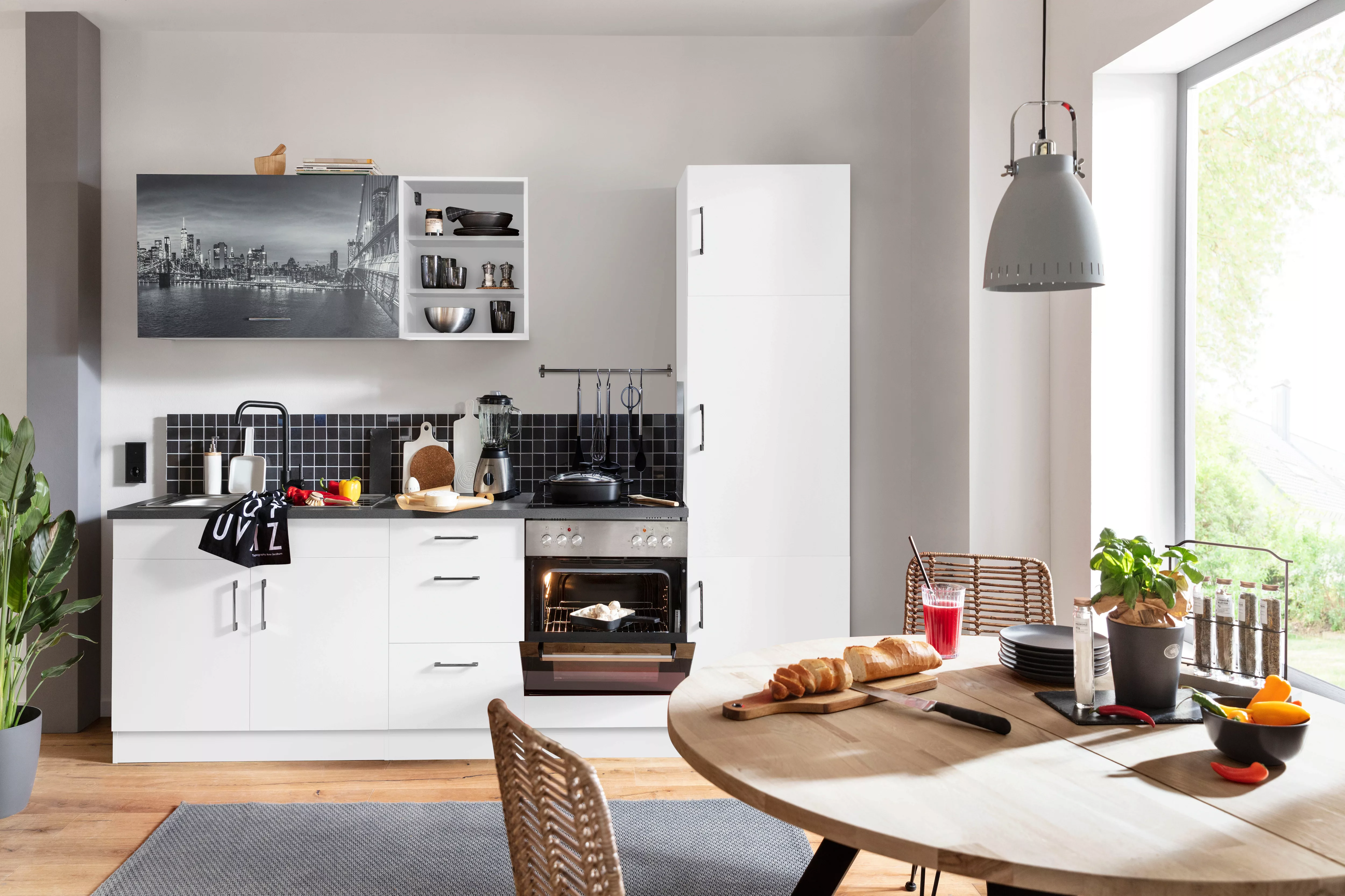 HELD MÖBEL Küchenzeile "Paris", ohne E-Geräte, Breite 270 cm günstig online kaufen