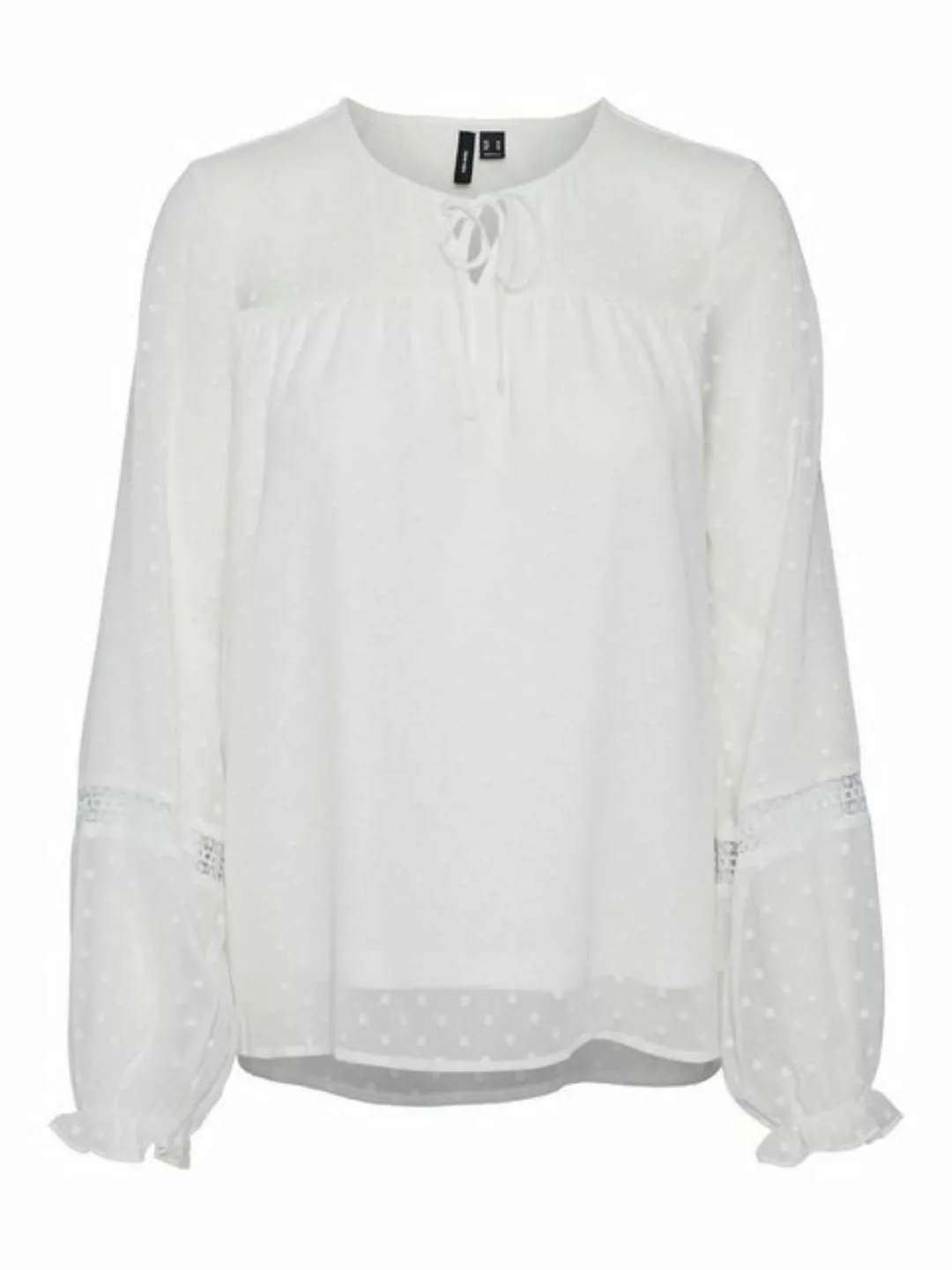 Vero Moda Blusenshirt VMLEAH LS LACE TOP WVN GA NOOS günstig online kaufen