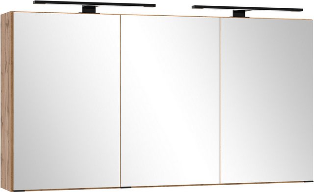 HELD MÖBEL Spiegelschrank, HELD Möbel, Breite 120 cm, mittlere Tür reversib günstig online kaufen