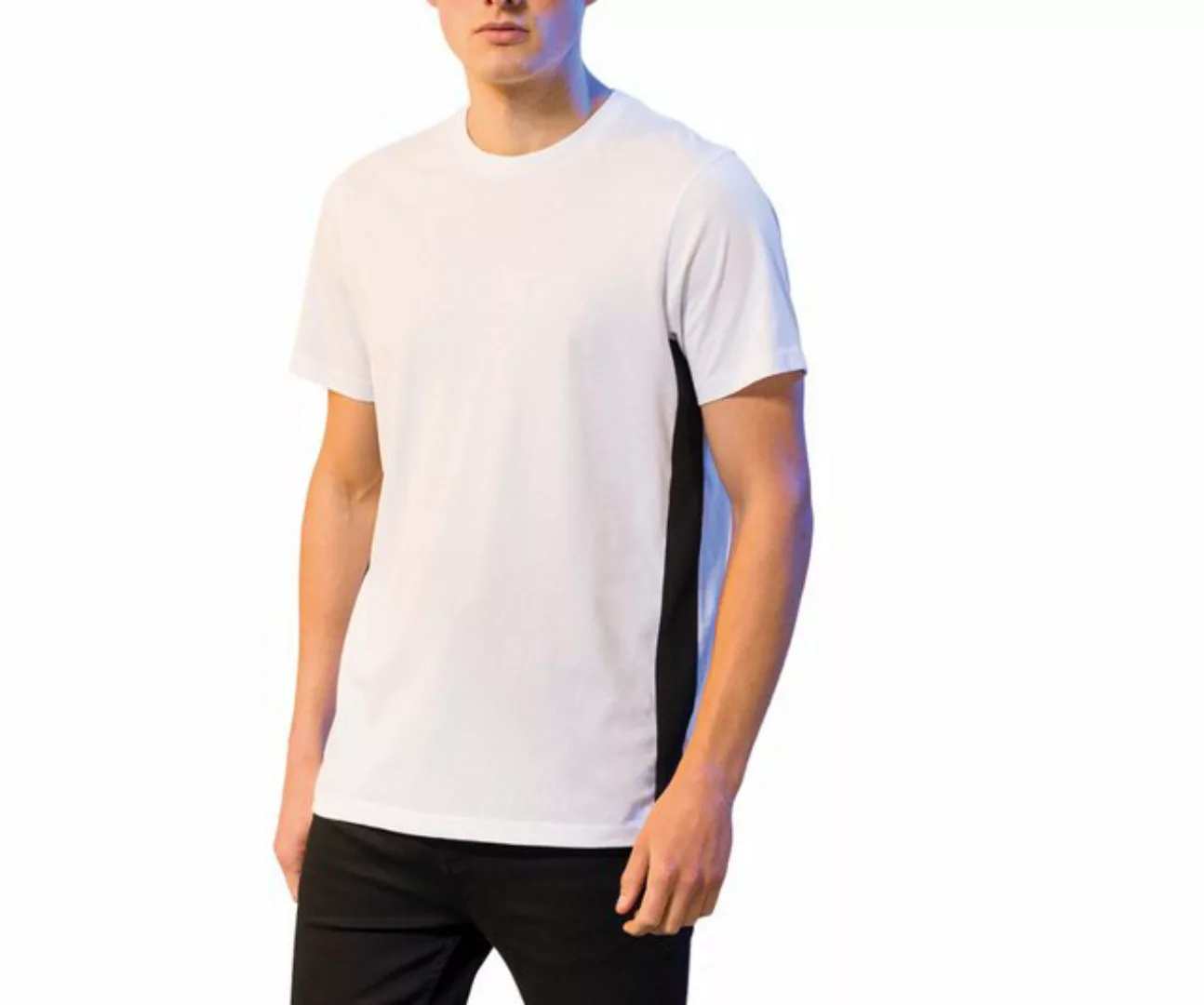 SF Men T-Shirt Herren Basic Kurzarm Tee Shirt Baumwolle Sport günstig online kaufen