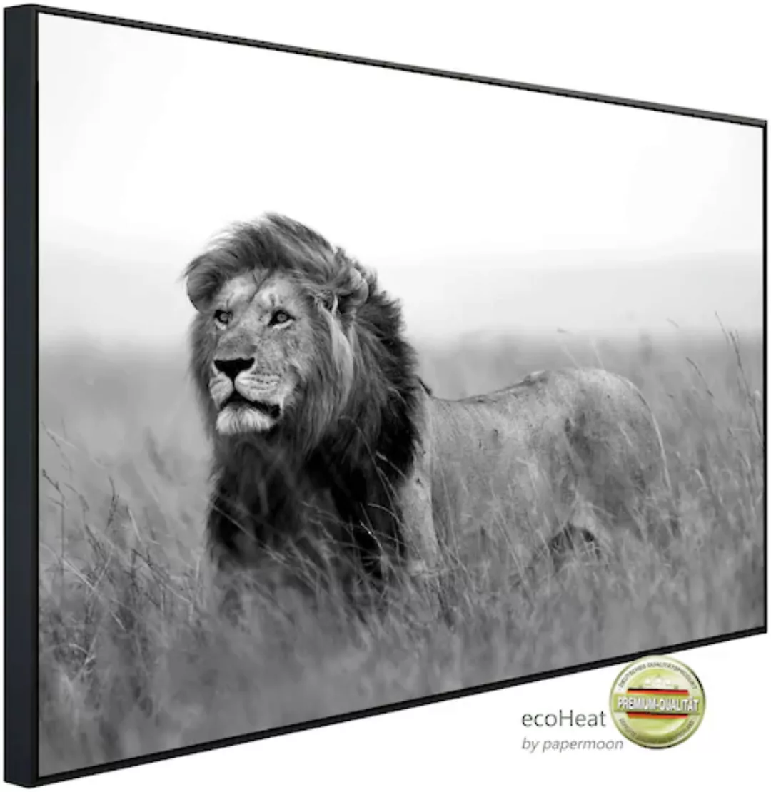 Papermoon Infrarotheizung »Löwe schwarz & weiß« günstig online kaufen