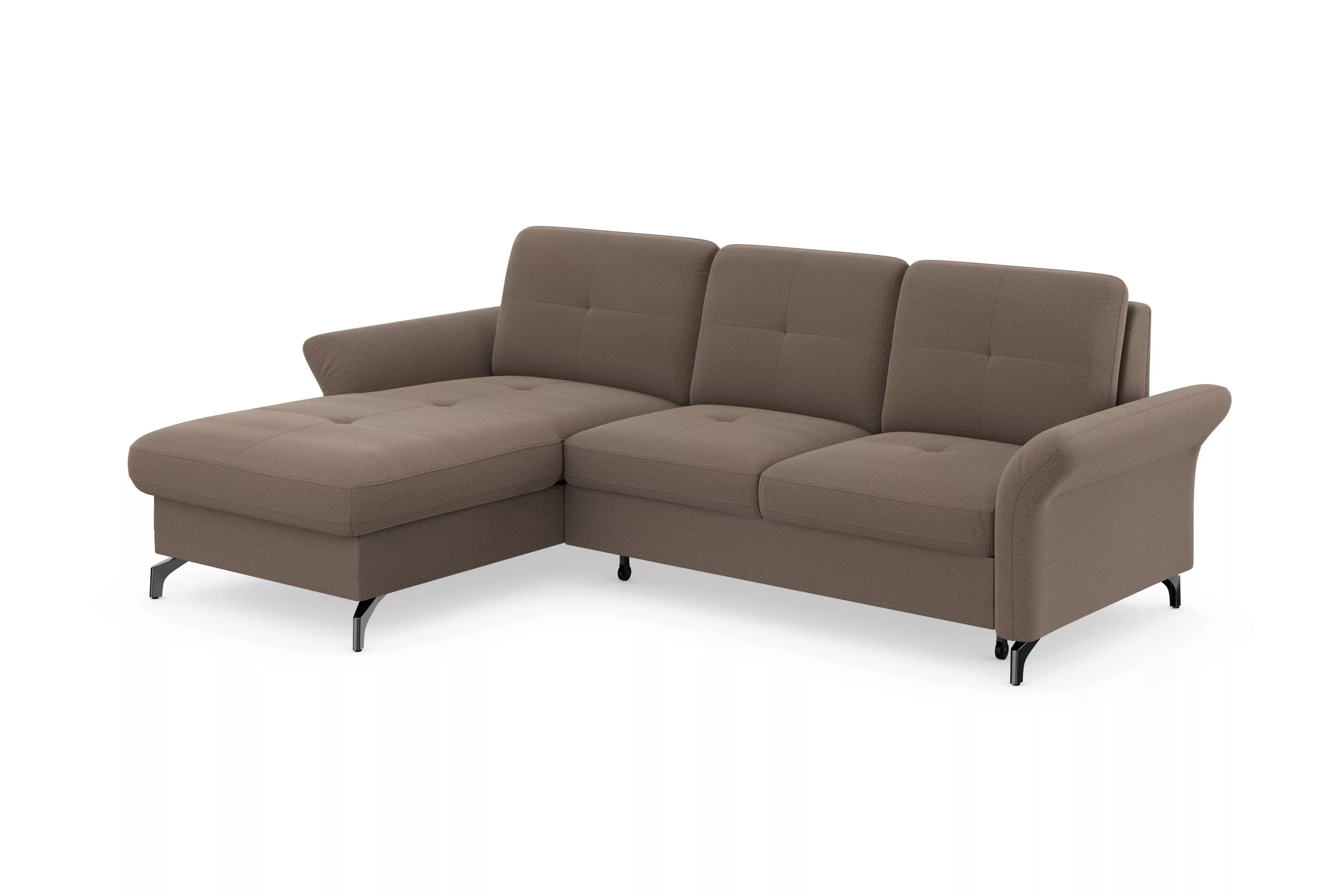 Places of Style Ecksofa "Calando L-Form", wahlweise mit Bettfunktion, Bettk günstig online kaufen