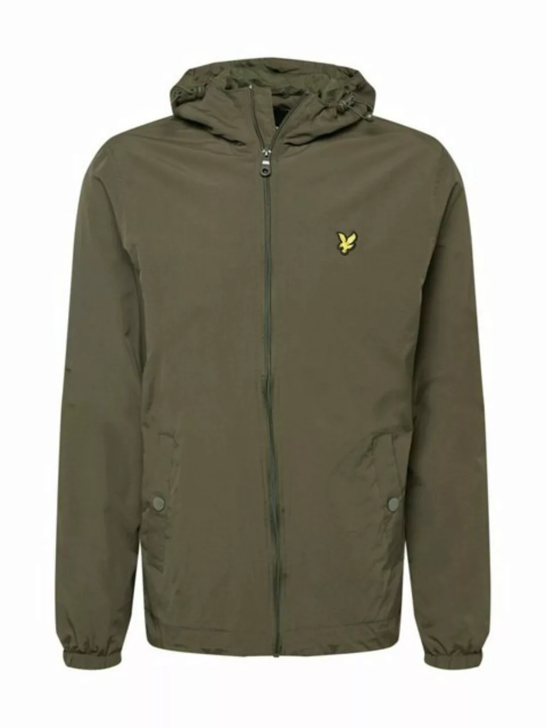 Lyle & Scott Jacke Zip Through Olivgrün - Größe M günstig online kaufen