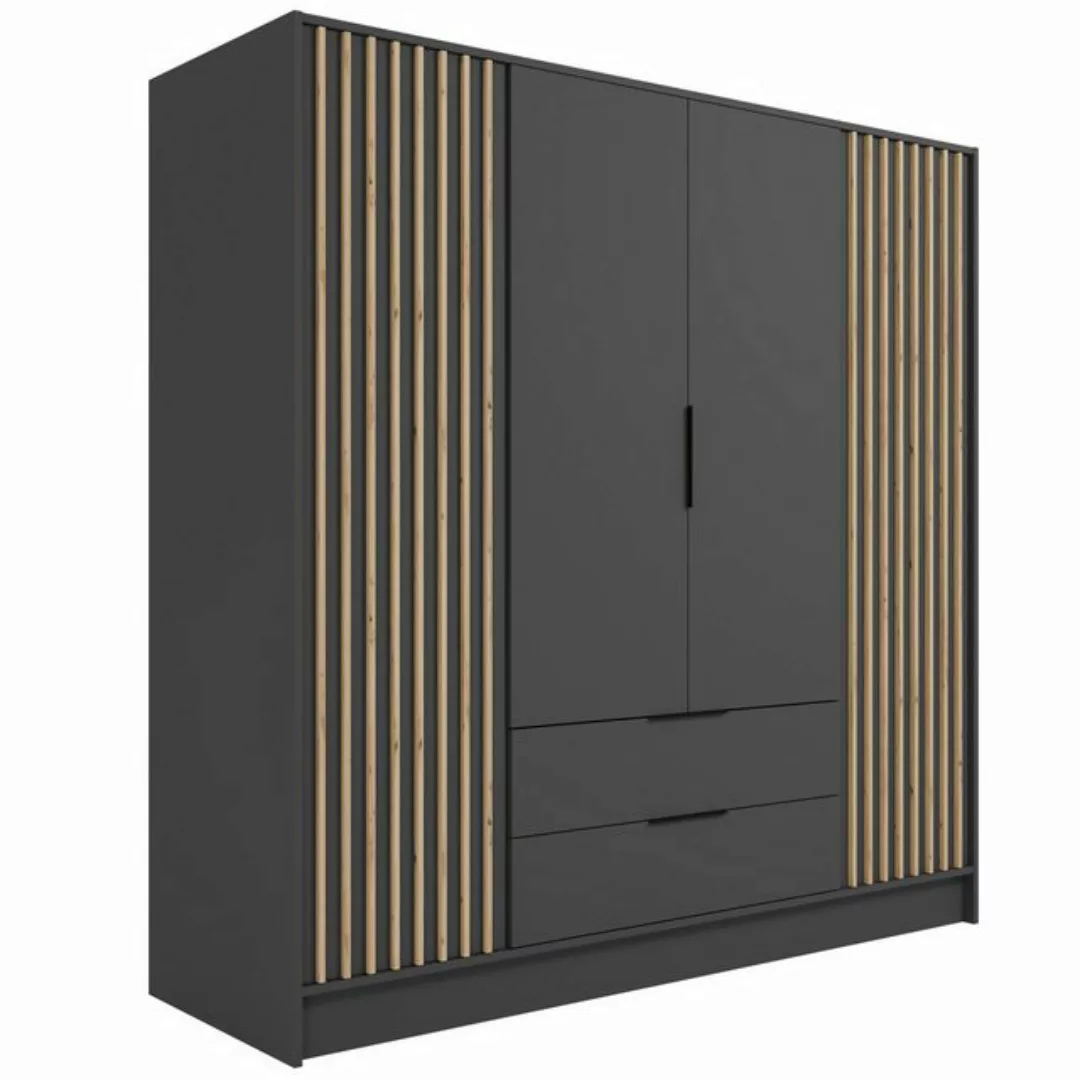 ALTDECOR Drehtürenschrank NELIA (Kleiderschrank Garderobenschrank mit viel günstig online kaufen