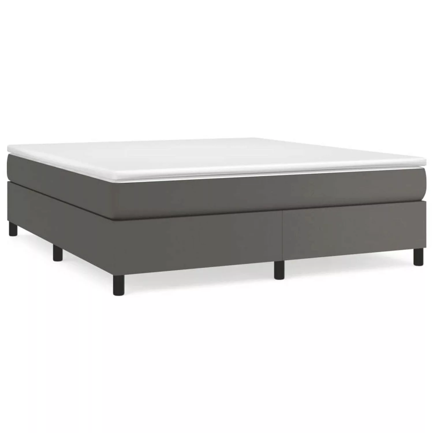 vidaXL Boxspringbett Weiß 180x200 cm Kunstleder1465987 günstig online kaufen