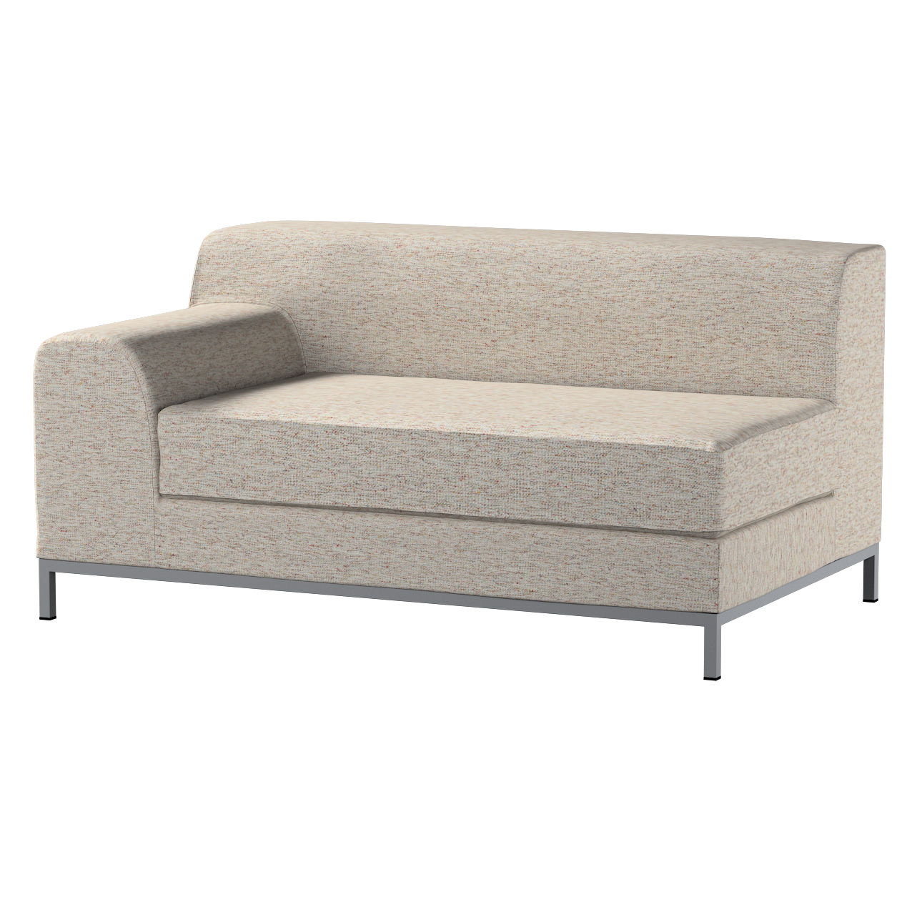 Bezug für Kramfors 2-Sitzer Sofa, Lehne links, grau-beige, Bezug für Kramfo günstig online kaufen