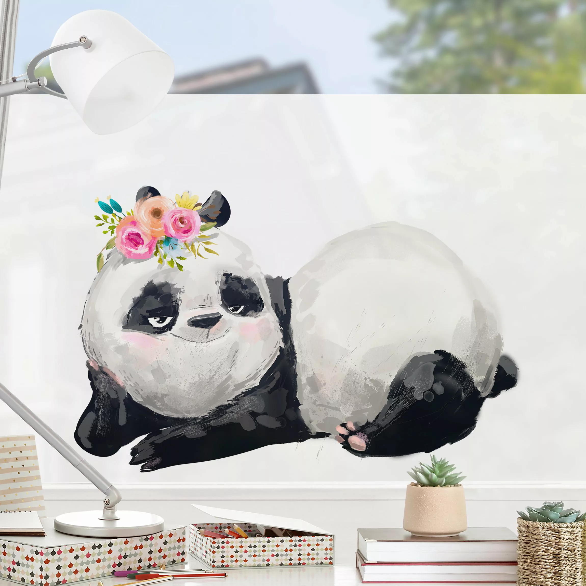 Fensterfolie Panda Brian günstig online kaufen