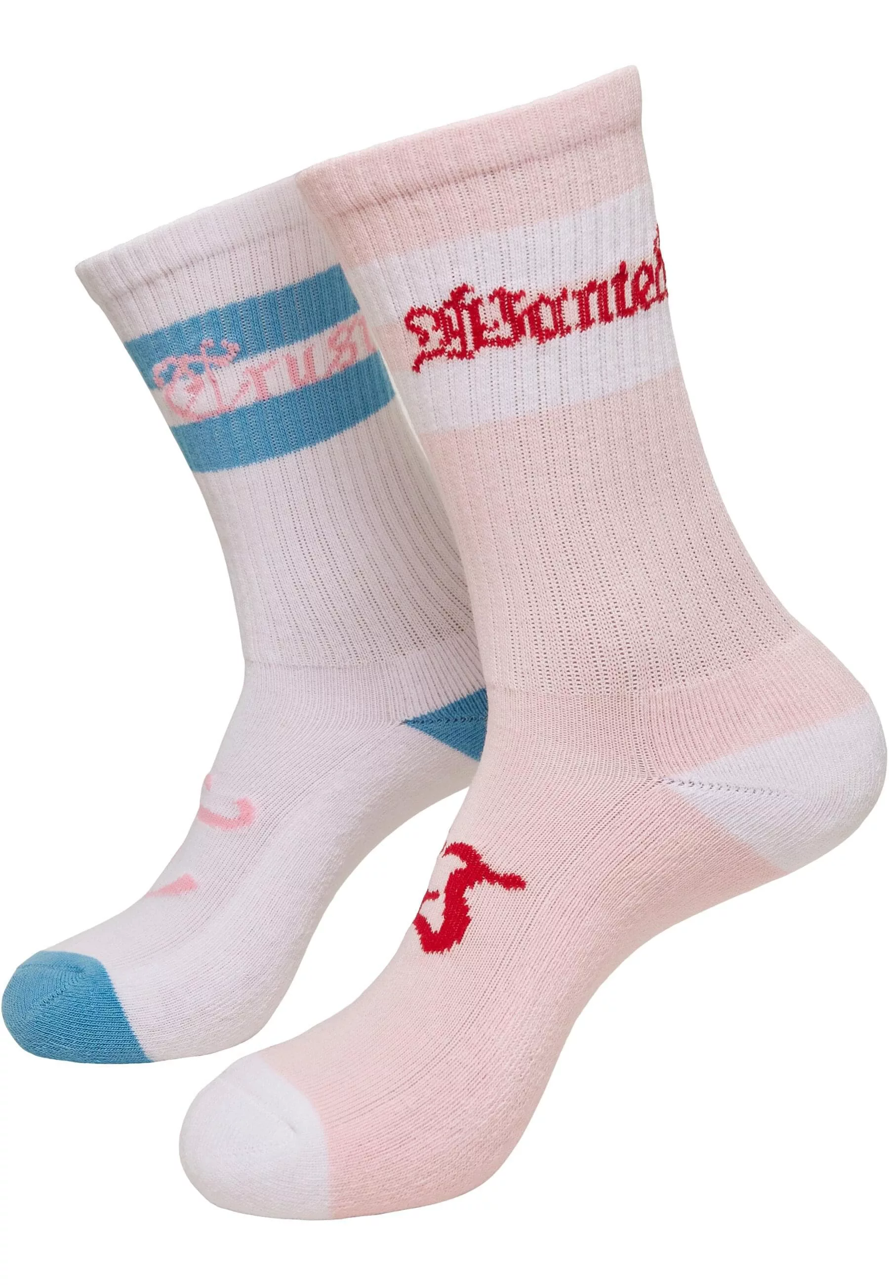 MisterTee Basicsocken "MisterTee Unisex Trust Wanted Socks 2-Pack", (1 Paar günstig online kaufen