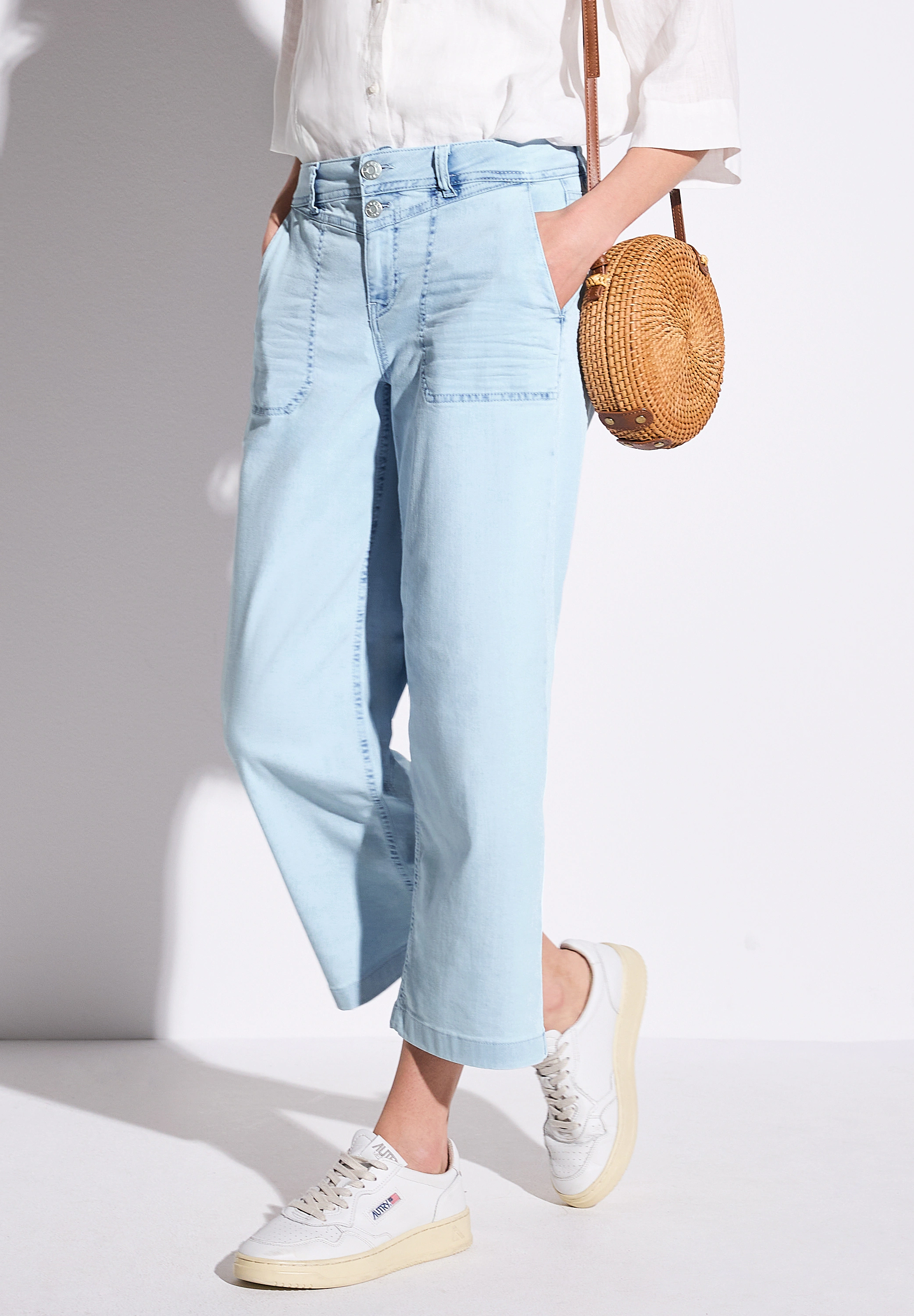 STREET ONE Weite Jeans, mit Taschen günstig online kaufen