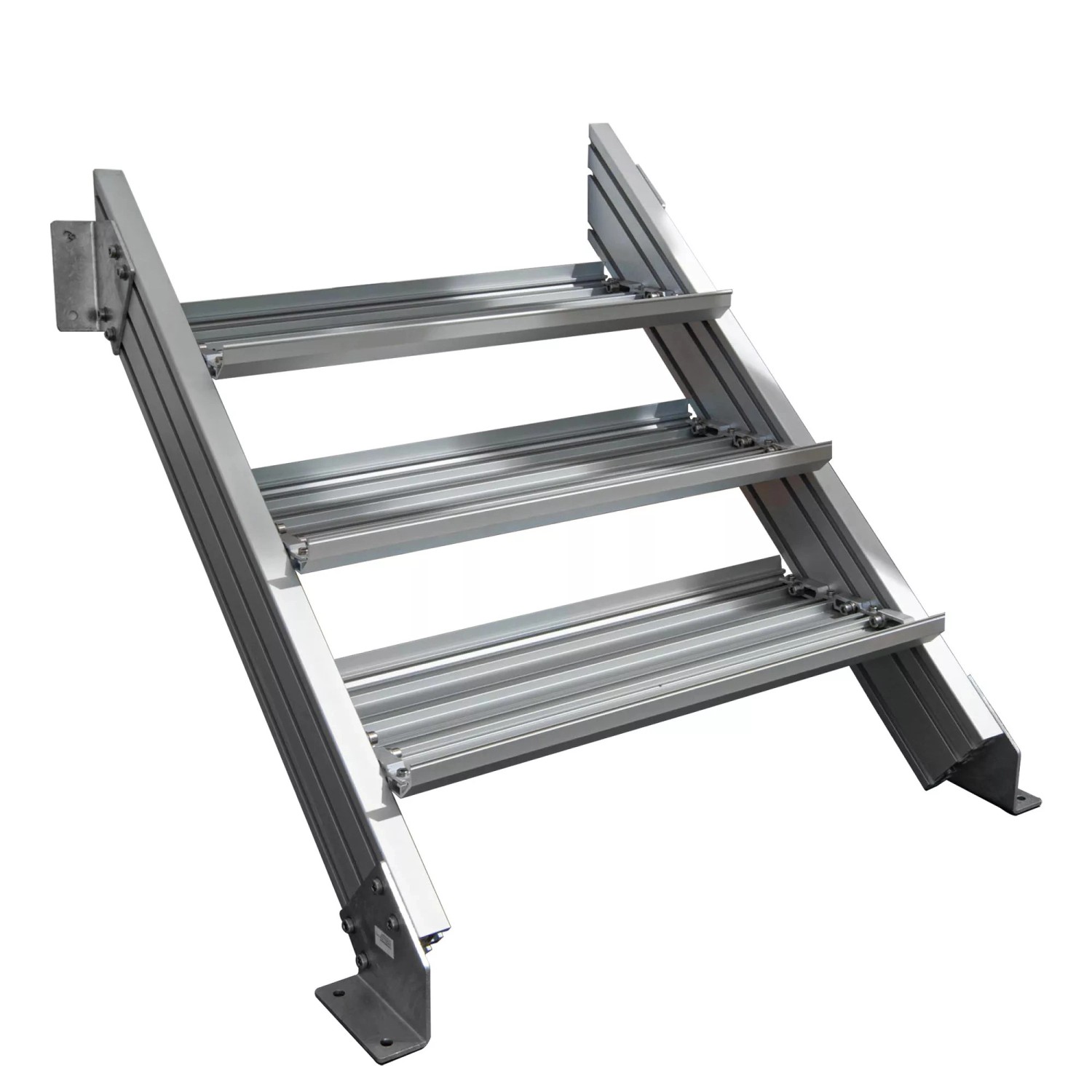 Treba Außentreppe Alaska 3 mit 3 Stufenwanne 100 cm x 30,7 cm Aluminium günstig online kaufen