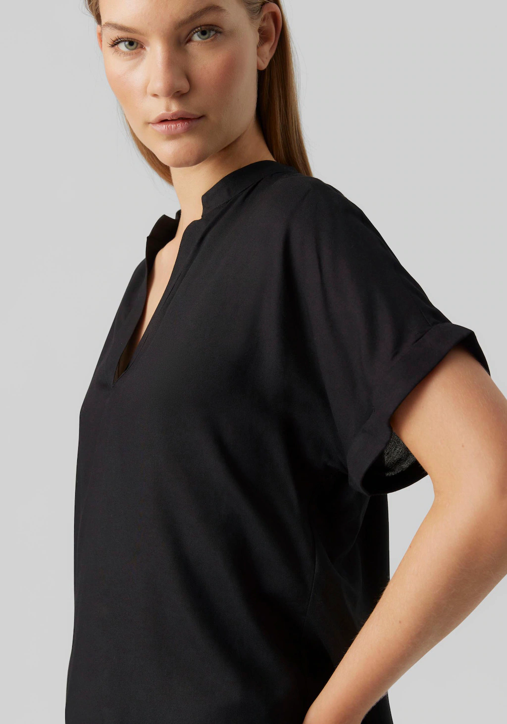 Vero Moda Kurzarmbluse VMBeauty (1-tlg) Plain/ohne Details günstig online kaufen