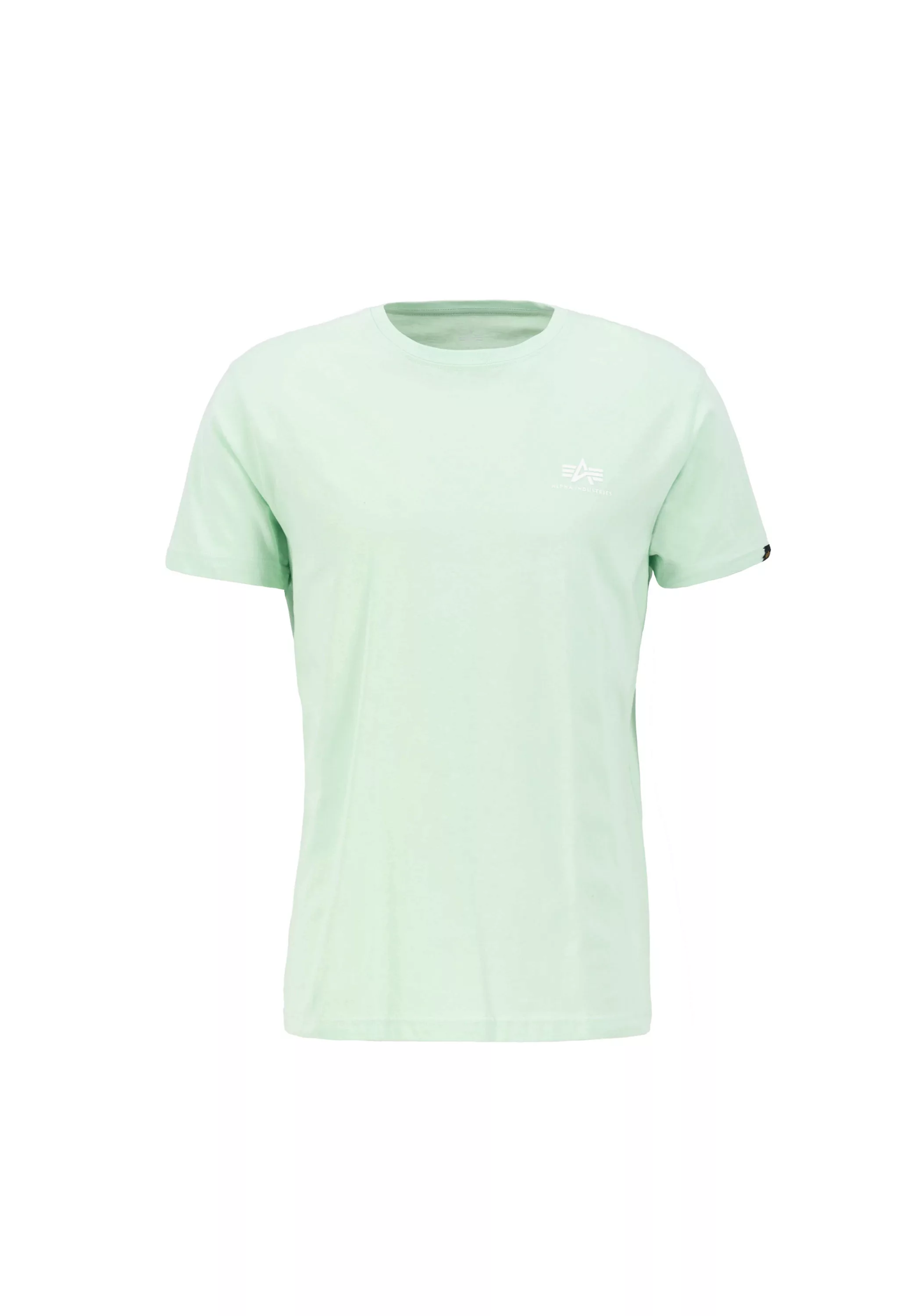 Alpha Industries T-Shirt "Alpha Industries Men - T-Shirts Basic T Small Log günstig online kaufen