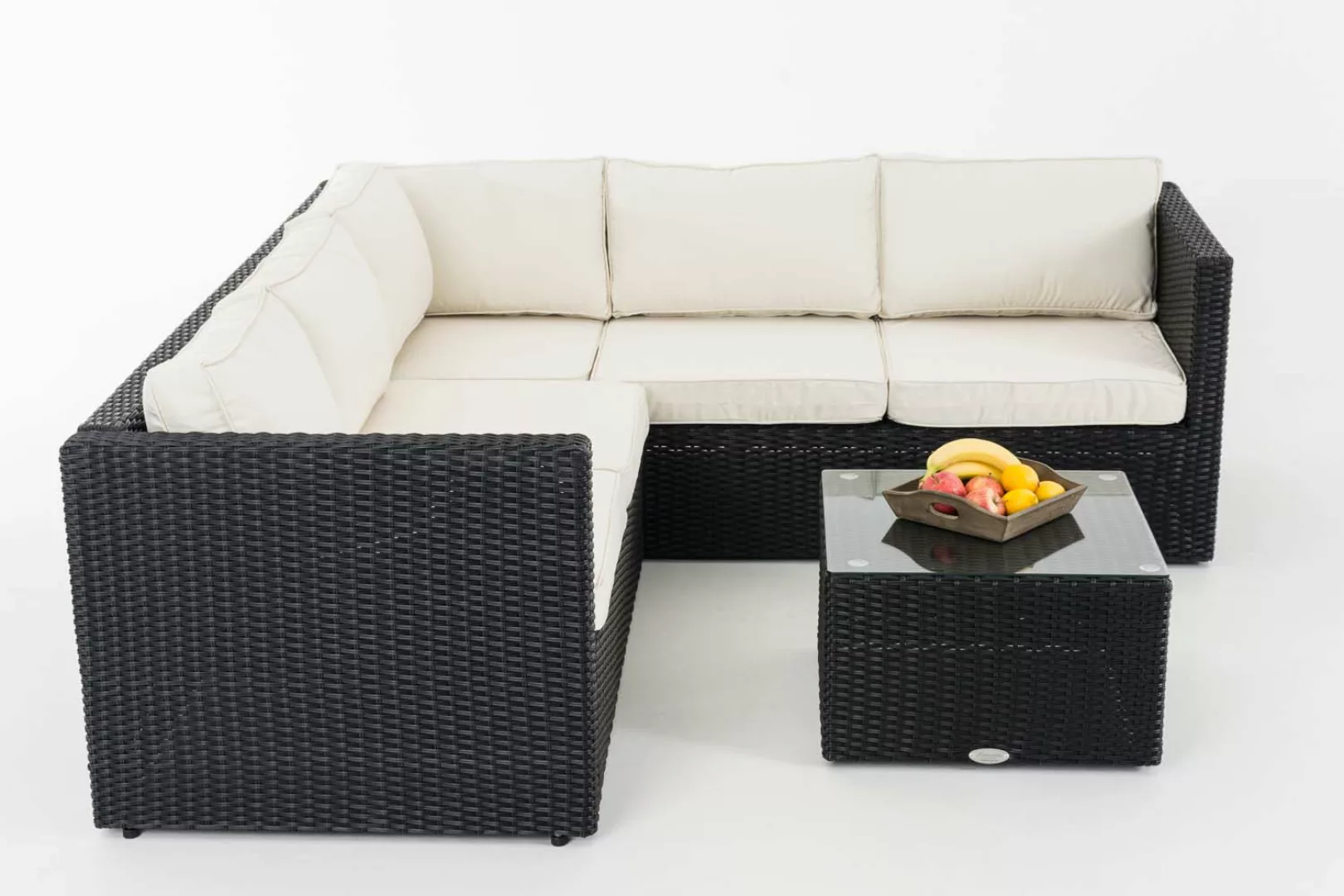 Ecksofa-Garnitur Liberi 5mm Terrabraun perlweiß günstig online kaufen