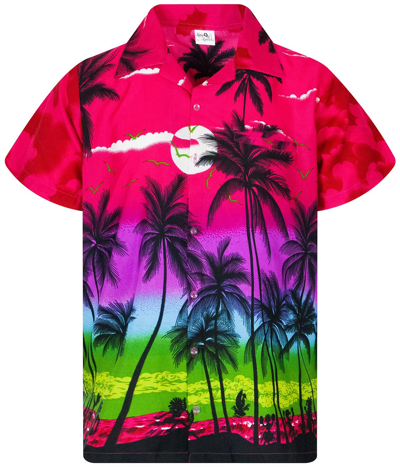 King Kameha Hawaiihemd Beach Funky Hawaii-Hemd günstig online kaufen