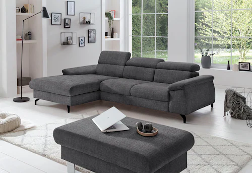 COTTA Polstergarnitur »Komaris L-Form«, (Set), Set bestehend aus: Ecksofa m günstig online kaufen
