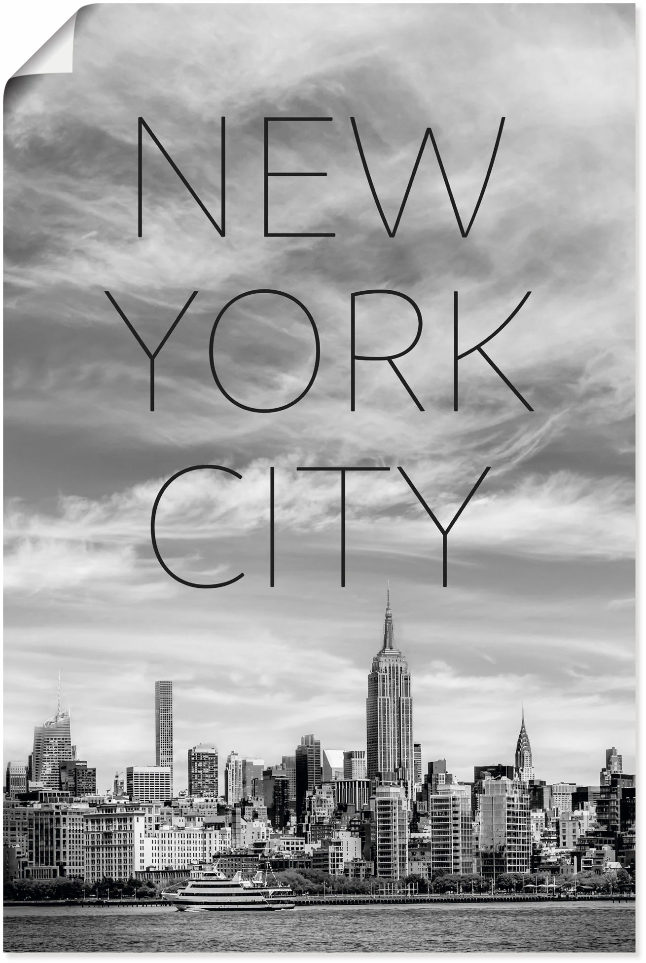 Artland Wandbild "NYC Midtown Manhattan", New York, (1 St.), als Leinwandbi günstig online kaufen
