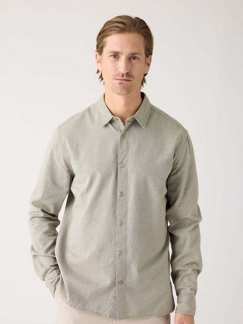 KnowledgeCotton Apparel Langarmhemd Regular Fit Light Twill Shirt günstig online kaufen