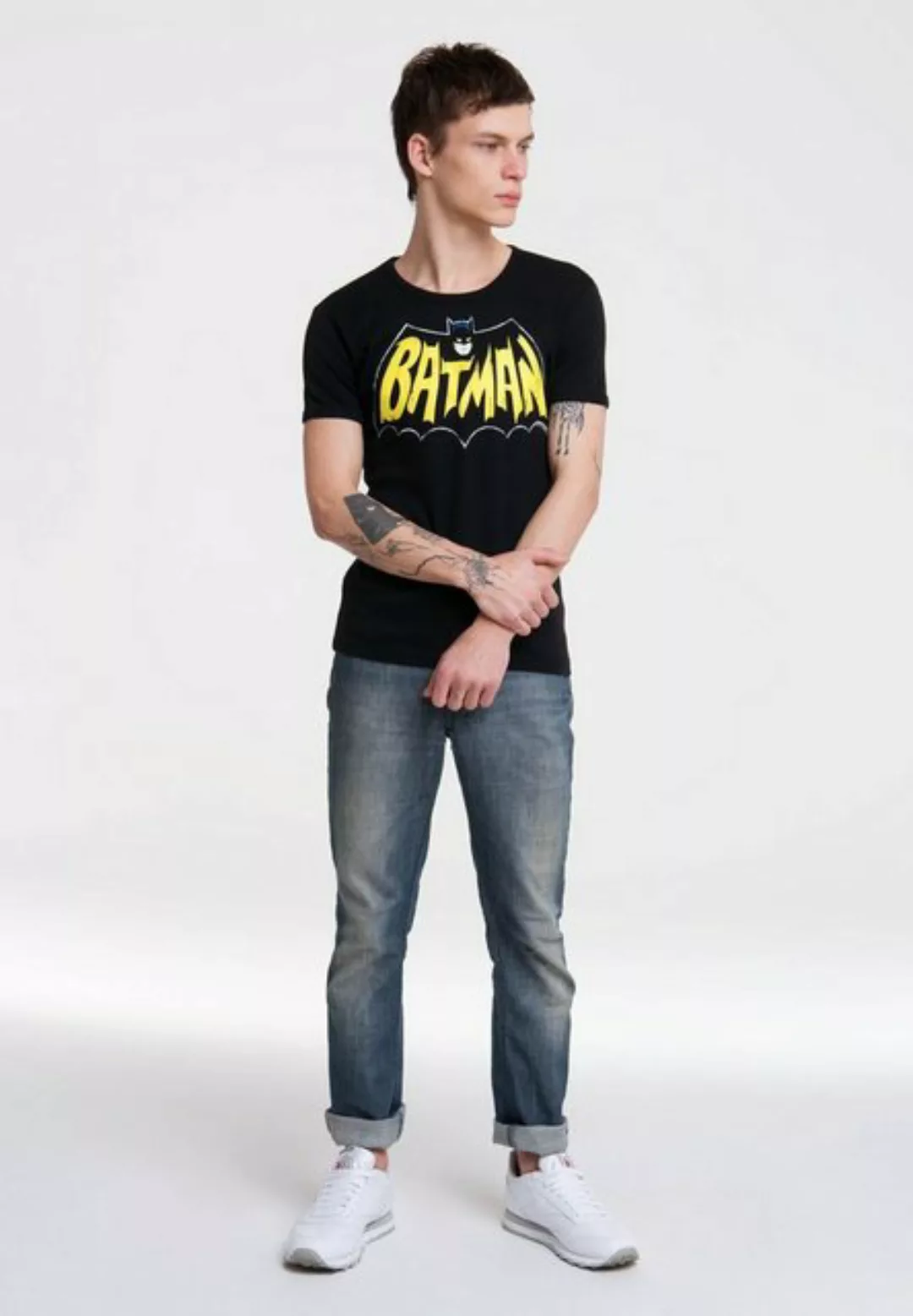 LOGOSHIRT T-Shirt Batman – Bat mit auffälligem Batman-Frontprint günstig online kaufen