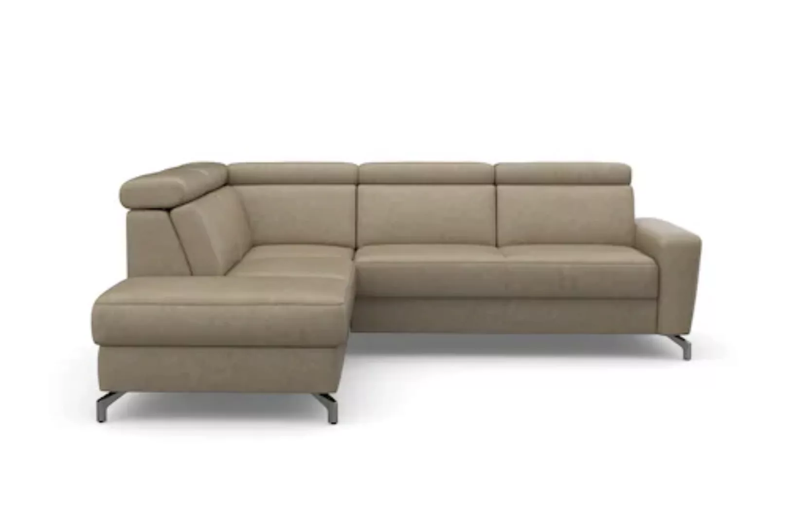 sit&more Ecksofa »Scarlett L-Form«, inklusive Kopfteilverstellung, wahlweis günstig online kaufen