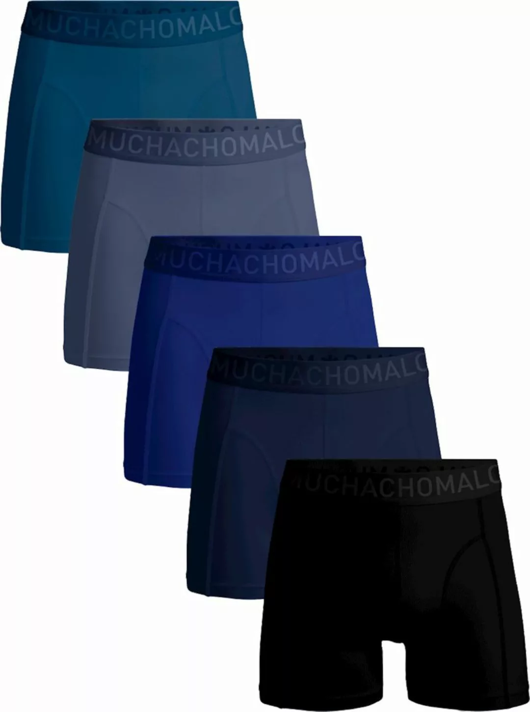 Muchachomalo Boxershorts Hello Moonlight 5-Pack Blau - Größe XXL günstig online kaufen