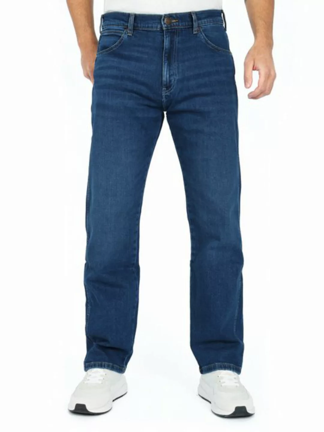 Wrangler Straight-Jeans Relaxed Fit - Frontier Dancing Water günstig online kaufen