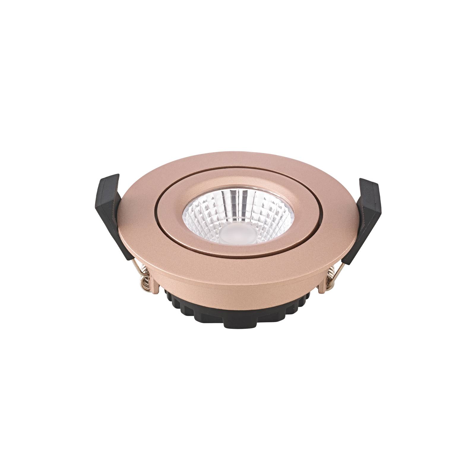 LED-Deckeneinbauspot Diled, Ø 8,5 cm, 6 W, Dim-To-Warm, rosé günstig online kaufen