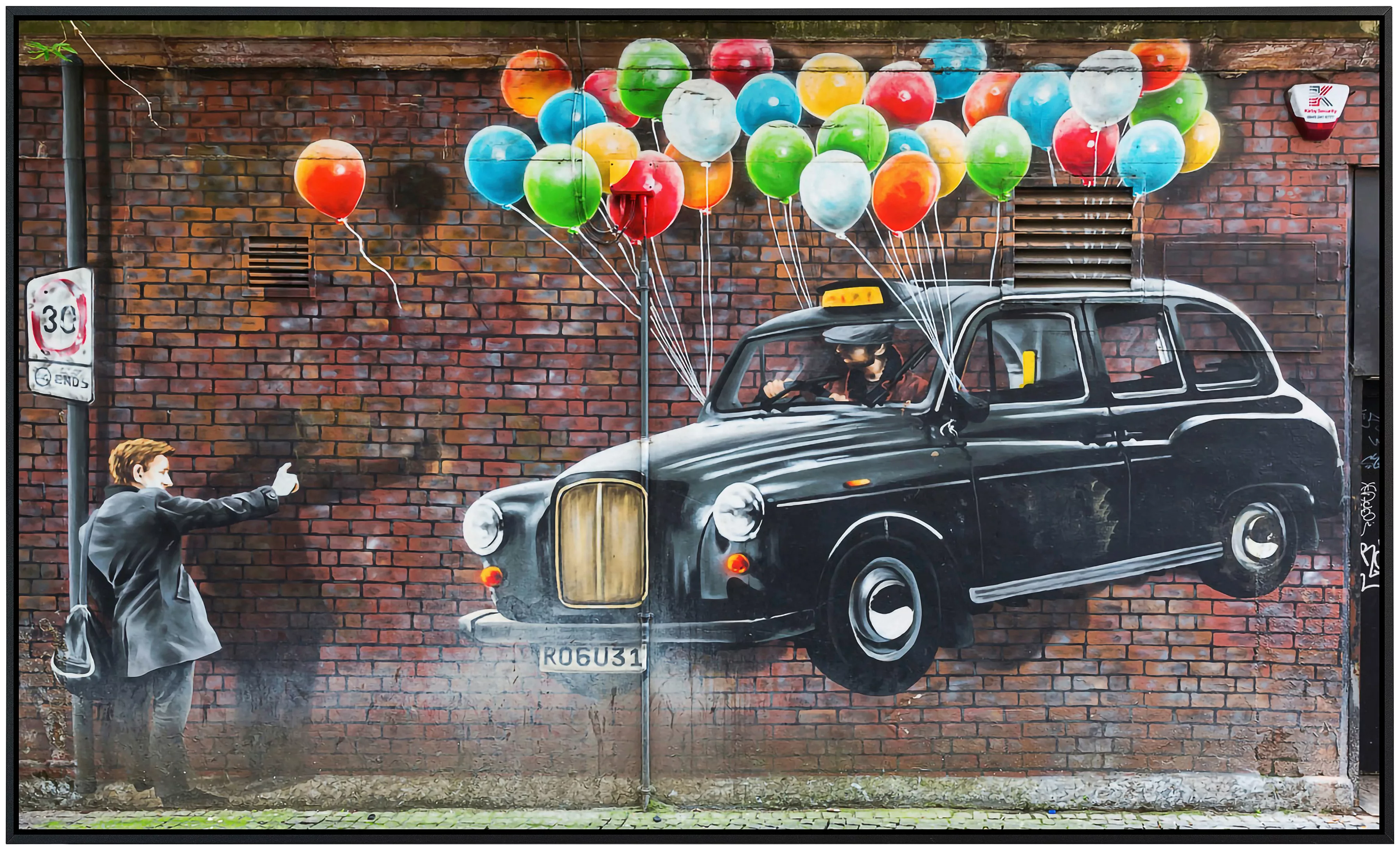 Papermoon Infrarotheizung »Street Art in Glasgow«, sehr angenehme Strahlung günstig online kaufen