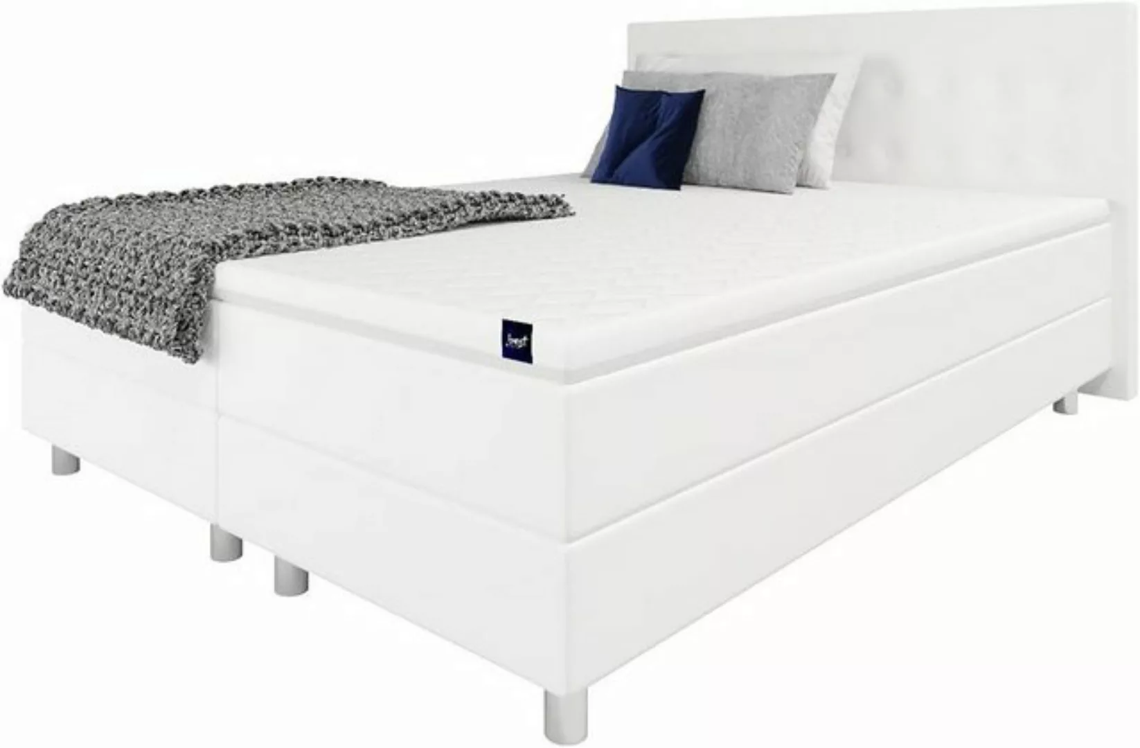 Best for Home Boxspringbett Sawana mit Bonellfederkern-Matratze und Topper, günstig online kaufen