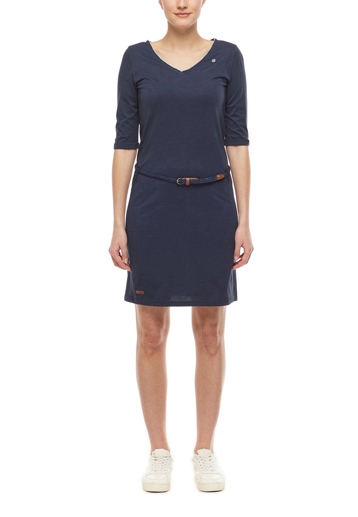 Ragwear Damen Kleid SLAVKA LONG 2121-20007 Navy 2028 Dunkelblau günstig online kaufen