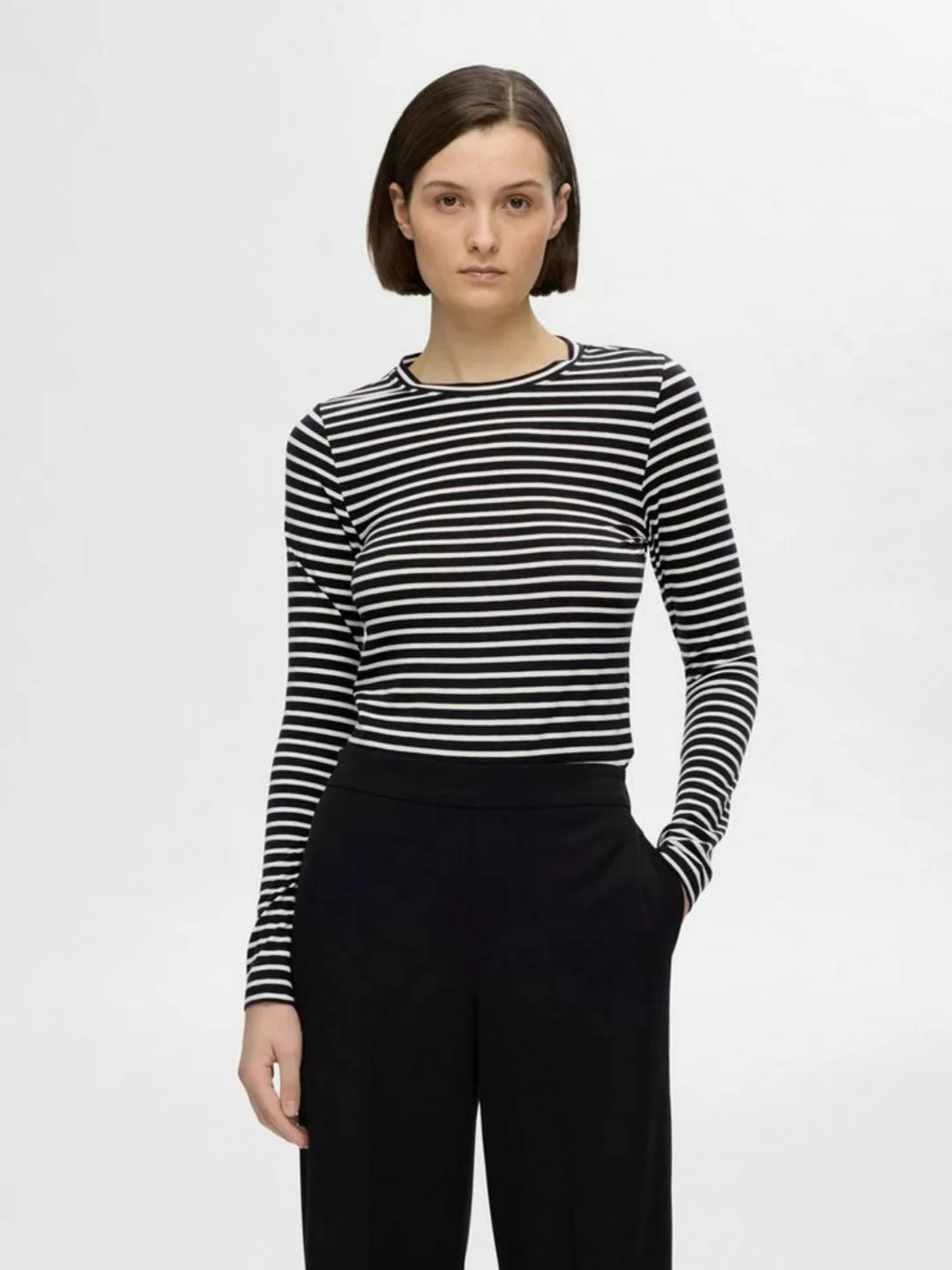 SELECTED FEMME Langarmshirt MANJA (1-tlg) Plain/ohne Details günstig online kaufen