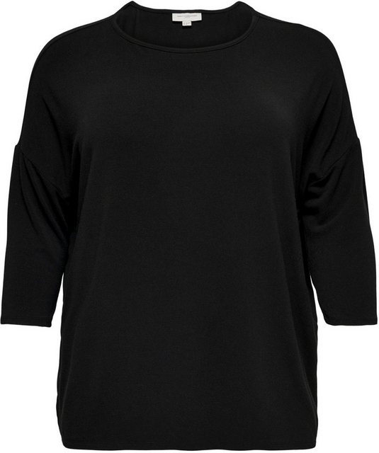 ONLY CARMAKOMA 3/4-Arm-Shirt CARLAMOUR aus weichem Materialmix günstig online kaufen